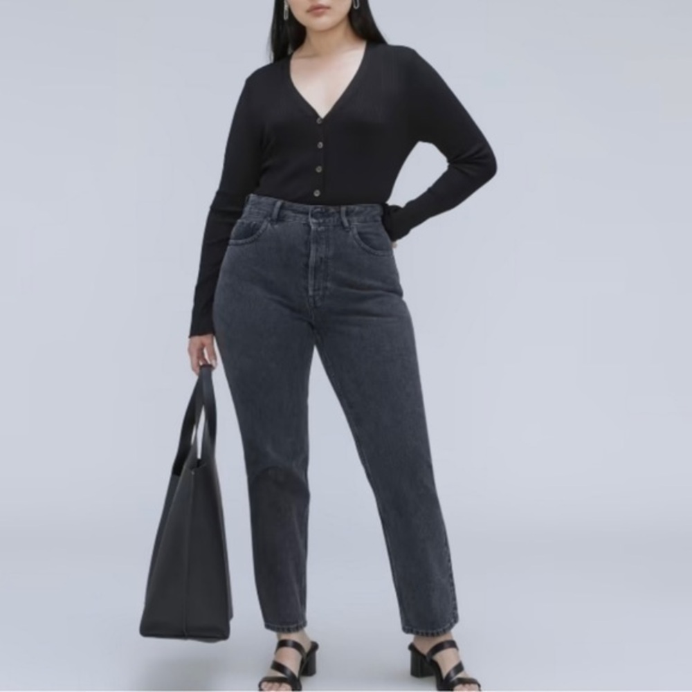 NWT EVERLANE The Curvy ‘90s Cheeky Straight Crop Jean 25